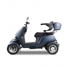 SN-4L Mobility Scooters for Seniors and Adults, Powered Mobility Scooters with Multiple Storage Space, Recreational Electric Mobility Scooter, Powerful 800W Motor, Full LED Lighting, Grey