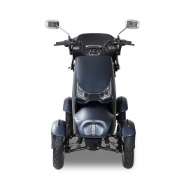 SN-4L Mobility Scooters for Seniors and Adults, Powered Mobility Scooters with Multiple Storage Space, Recreational Electric Mobility Scooter, Powerful 800W Motor, Full LED Lighting, Grey