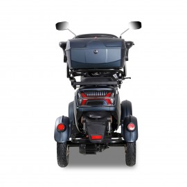 SN-4L Mobility Scooters for Seniors and Adults, Powered Mobility Scooters with Multiple Storage Space, Recreational Electric Mobility Scooter, Powerful 800W Motor, Full LED Lighting, Grey