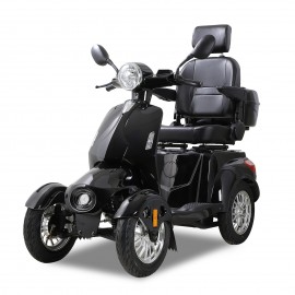 AFD-4L Black Four Wheel Electric Scooter For Seniors and Adult