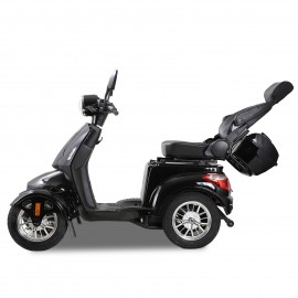 AFD-4L Black Four Wheel Electric Scooter For Seniors and Adult