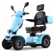 GY Four Wheel Mobility Scooter For Seniors And Adult  (Baby Blue)