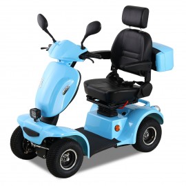 GY Four Wheel Mobility Scooter For Seniors And Adult  (Baby Blue)