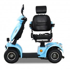 GY Four Wheel Mobility Scooter For Seniors And Adult  (Baby Blue)