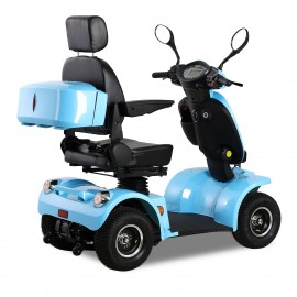 GY Four Wheel Mobility Scooter For Seniors And Adult  (Baby Blue)