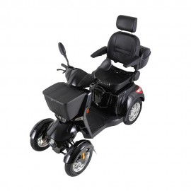 ZVGREEEN CZM Heavy-Duty Four-Wheel Mobility Scooter – Electric Scooter for Reliable Experience - Black
