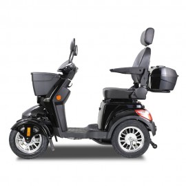ZVGREEEN CZM Heavy-Duty Four-Wheel Mobility Scooter – Electric Scooter for Reliable Experience - Black