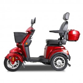 ZVGREEEN CZM Heavy-Duty Four-Wheel Mobility Scooter – Electric Scooter for Reliable Experience - Red