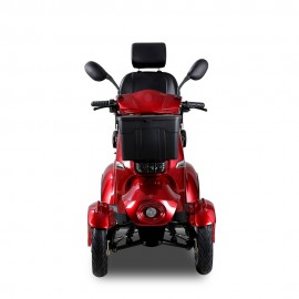 ZVGREEEN CZM Heavy-Duty Four-Wheel Mobility Scooter – Electric Scooter for Reliable Experience - Red