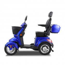 ZVGREEEN CZM Heavy-Duty Four-Wheel Mobility Scooter – Electric Scooter for Reliable Experience - Blue