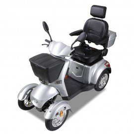ZVGREEEN CZM Heavy-Duty Four-Wheel Mobility Scooter – Electric Scooter for Reliable Experience - SIlver