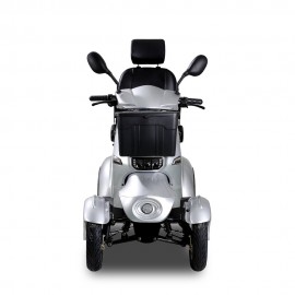 ZVGREEEN CZM Heavy-Duty Four-Wheel Mobility Scooter – Electric Scooter for Reliable Experience - SIlver