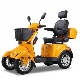 ZVGREEEN CZM Heavy-Duty Four-Wheel Mobility Scooter – Electric Scooter for Reliable Experience - Yellow