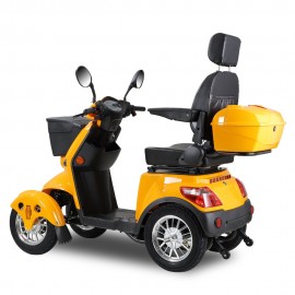 ZVGREEEN CZM Heavy-Duty Four-Wheel Mobility Scooter – Electric Scooter for Reliable Experience - Yellow