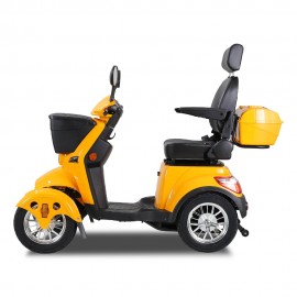 ZVGREEEN CZM Heavy-Duty Four-Wheel Mobility Scooter – Electric Scooter for Reliable Experience - Yellow