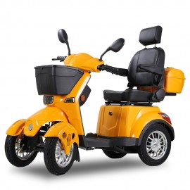 ZVGREEEN CZM Heavy-Duty Four-Wheel Mobility Scooter – Electric Scooter for Reliable Experience - Yellow