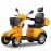 ZVGREEEN CZM Heavy-Duty Four-Wheel Mobility Scooter – Electric Scooter for Reliable Experience - Yellow