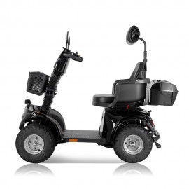DJD2D Four Wheel Mobility Scooter For Seniors And Adult - Black