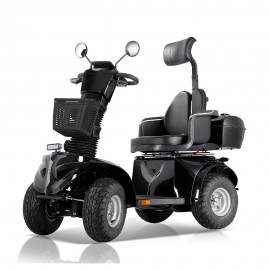 DJD2D Four Wheel Mobility Scooter For Seniors And Adult - Black