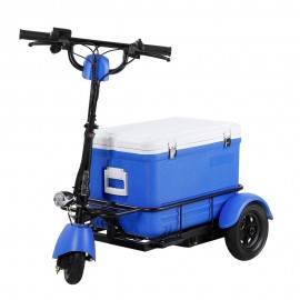 Camp Pioneer Foldable Three Wheel Mobility Scooter with Removable Cooler Box
