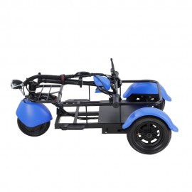 Camp Pioneer Foldable Three Wheel Mobility Scooter with Removable Cooler Box