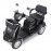 JX1D Heavy Duty Mobility Scooter: 500lbs Capacity, 15 MPH, Electric Power. Adaptable Seating for One or Two. Explore with Confidence on This High-Performance Electric Scooter - Black