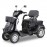 JX1D Heavy Duty Mobility Scooter: 500lbs Capacity, 15 MPH, Electric Power. Adaptable Seating for One or Two. Explore with Confidence on This High-Performance Electric Scooter - Black
