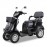 JX1D Heavy Duty Mobility Scooter: 500lbs Capacity, 15 MPH, Electric Power. Adaptable Seating for One or Two. Explore with Confidence on This High-Performance Electric Scooter - Black