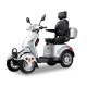 XL-4L Heavy-Duty Four-Wheel Mobility Scooter with Captain Seat, 500lbs Weight Capacity, 15mph Max Speed – Electric Scooter for Enhanced Comfort and Reliable Experience-Silver