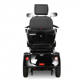 JXY4D Four wheel mobility scooter for seniors and adults (Black)