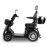 JXY4D Four wheel mobility scooter for seniors and adults (Black)