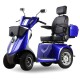JXY4D Four wheel mobility scooter for seniors and adults (BLUE)