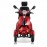 AFD-4L Mobility Scooters for Seniors, 4 Wheel Powered Mobility Scooters, Electric Wheelchairs for Adults, Electric Powered Wheelchair Device, Long Range Power Extended Battery for Travel（RED）