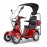 AFDDP Red Heavy Duty Mobility Scooters for Seniors & Adults 800W Mobility Scooter