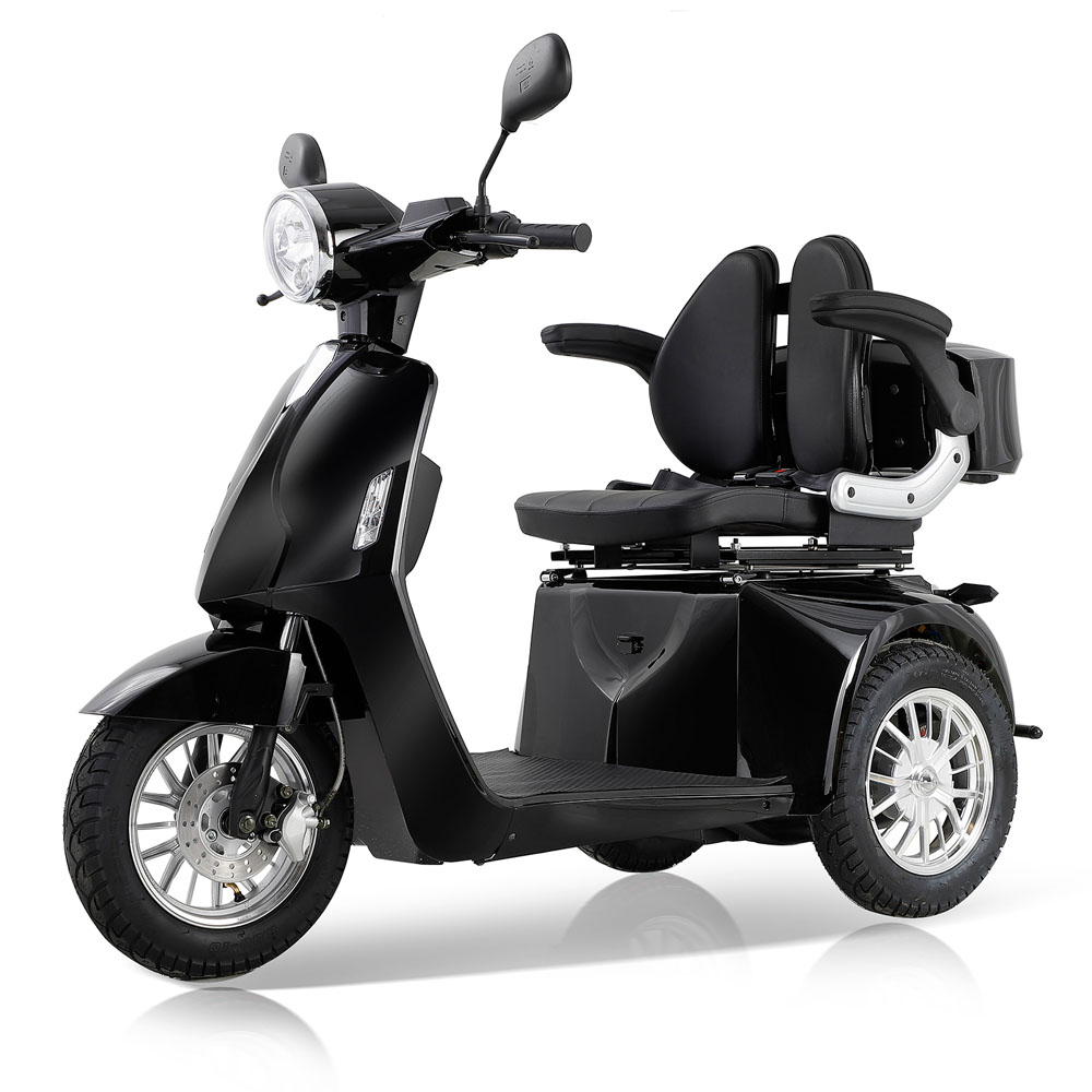 AFD2D-3L Black Three Wheel Mobility Scooter Black AFD2D-3L Black Three Wheel Mobility Scooter Black