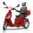ZVGREEN AFD2D-3L HHZ Red Three Wheel Mobility Scooter for Seniors & Adults