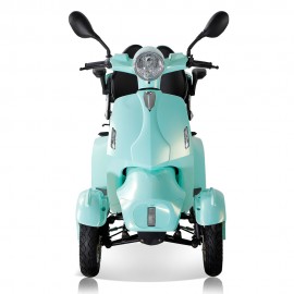 AFD2D-4L Four Wheel Electric Scooter For Seniors And Adult - Green