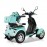 AFD2D-4L Four Wheel Electric Scooter For Seniors And Adult - Green