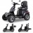 AFDD (GRF)  2-in-1 Golf Cart the Ultimate Outdoor Heavy-duty Mobility Scooter Black