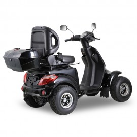 AFDD (GRF)  2-in-1 Golf Cart the Ultimate Outdoor Heavy-duty Mobility Scooter Black