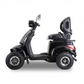AFDD (GRF)  2-in-1 Golf Cart the Ultimate Outdoor Heavy-duty Mobility Scooter Black