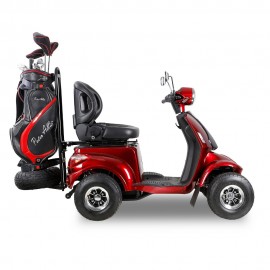 AFDD (GRF)  2-in-1 Golf Cart the Ultimate Outdoor Heavy-duty Mobility Scooter Red