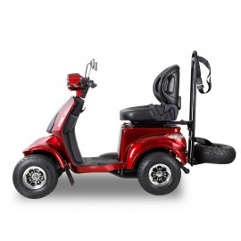 AFDD (GRF)  2-in-1 Golf Cart the Ultimate Outdoor Heavy-duty Mobility Scooter Red