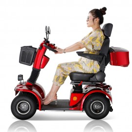 BSH Four Wheel Mobility Scooter For Seniors And Adult RED BSH Four Wheel Mobility Scooter For Seniors And Adult RED