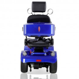 BSH Heavy Duty Mobility Scooter for Seniors with Electromagnetic Brake,500W Motor 330LBS Capacity Electric All Terrain Powered Mobility Scooter(BSH Blue)