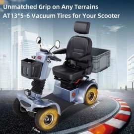 BSH-C Four Wheel Mobility Scooter For Seniors And Adult (Grey)