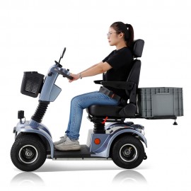 BSH-C Four Wheel Mobility Scooter For Seniors And Adult (Grey)