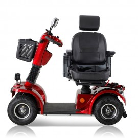 BSH-C Four Wheel Mobility Scooter For Seniors And Adult (Red)