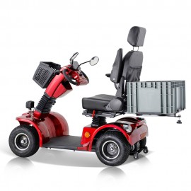BSH-C Four Wheel Mobility Scooter For Seniors And Adult (Red)