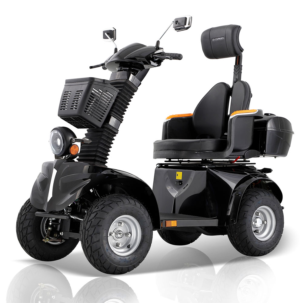 DJD-4L Black Four Wheel Mobility Scooter For Seniors And Adult DJD-4L Black Four Wheel Mobility Scooter For Seniors And Adult